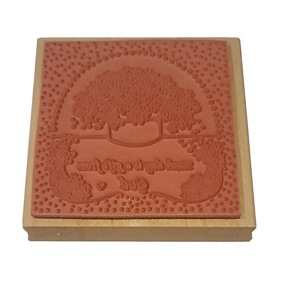 Stamps Happen Inc #70028 Everyday Is A Gift From God Rubber Stamp VTG-NEW - Picture 3 of 11